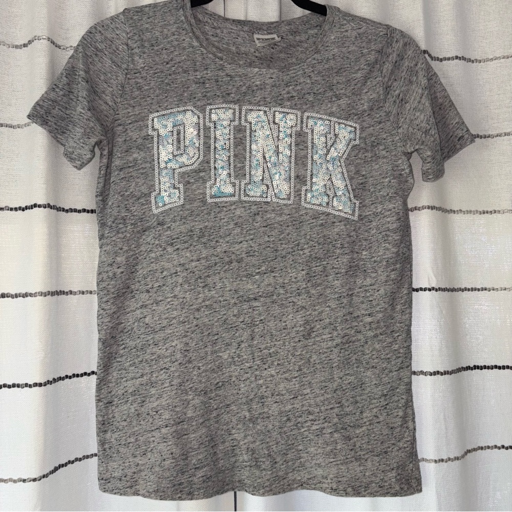 PINK Victoria's Secret Heather Gray Tee